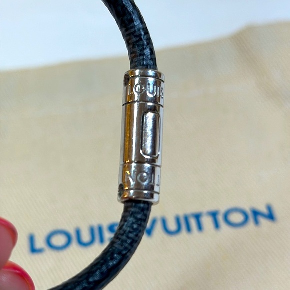Louis Vuitton Keep It Bracelet Damier Ebene made in Spain 2021 & LV Dustbag - Picture 3 of 17